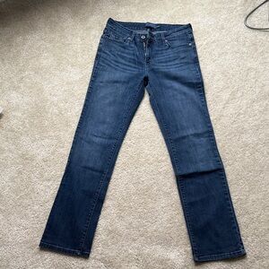 Levi's Dark Blue Straight Leg Women's Jeans